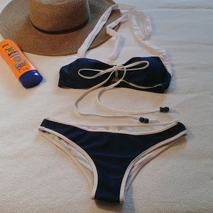 NWOT Navy Blue Bikini